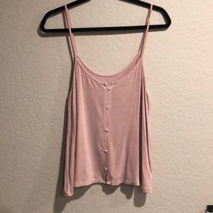 American Eagle loose pink tank top